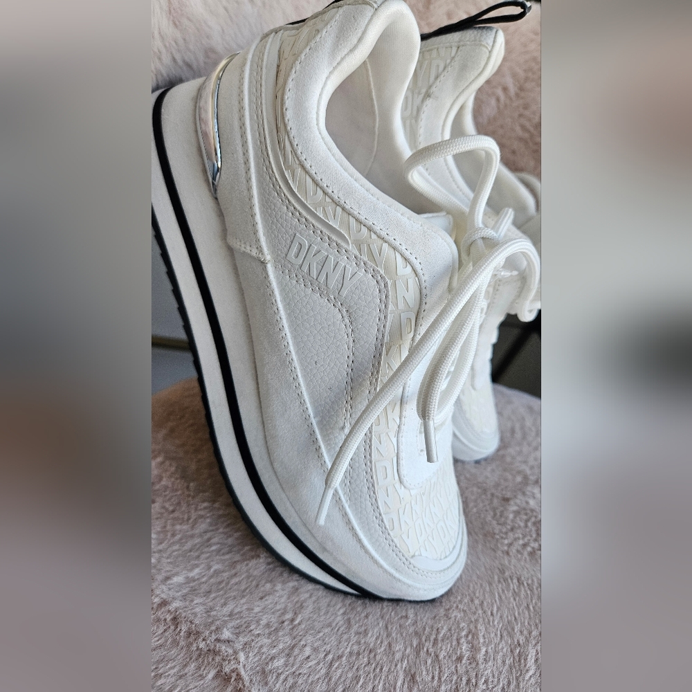 DKNY Women's White Sneakers 7